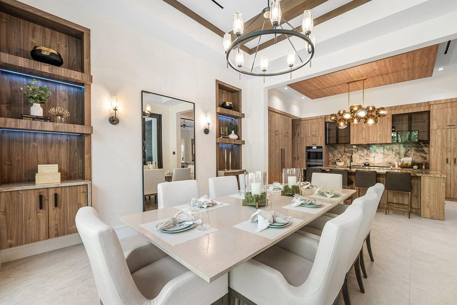 Furnished interior view inside a new home in , Boca Raton (Image 39). Furnished interior view inside a new home in , Boca Raton (Image 39).