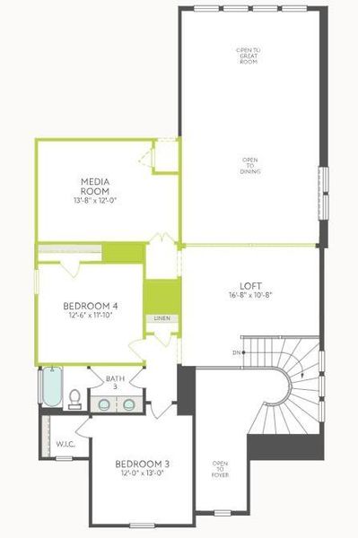 2D floor plan layout of this home in Pecan Ridge, Fulshear, TX (Image 3). 2D floor plan layout of this home in Pecan Ridge, Fulshear, TX (Image 3).
