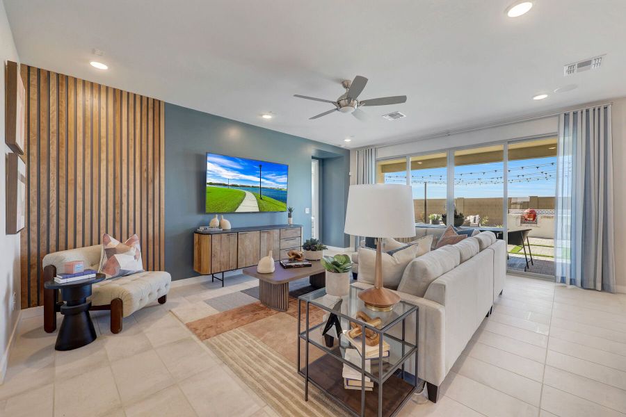 Representative furnished interior of a home built from the Dove by Mattamy Homes in Bella Vista Farms, Queen Creek (Image 27). Representative furnished interior of a home built from the Dove by Mattamy Homes in Bella Vista Farms, Queen Creek (Image 27).