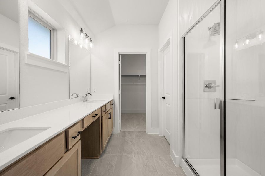 Furnished interior view inside a new home in Terrace Collection at Harvest, Argyle (Image 12).