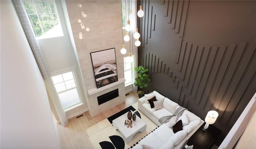 Furnished interior view inside a new home in , Pendergrass (Image 21).