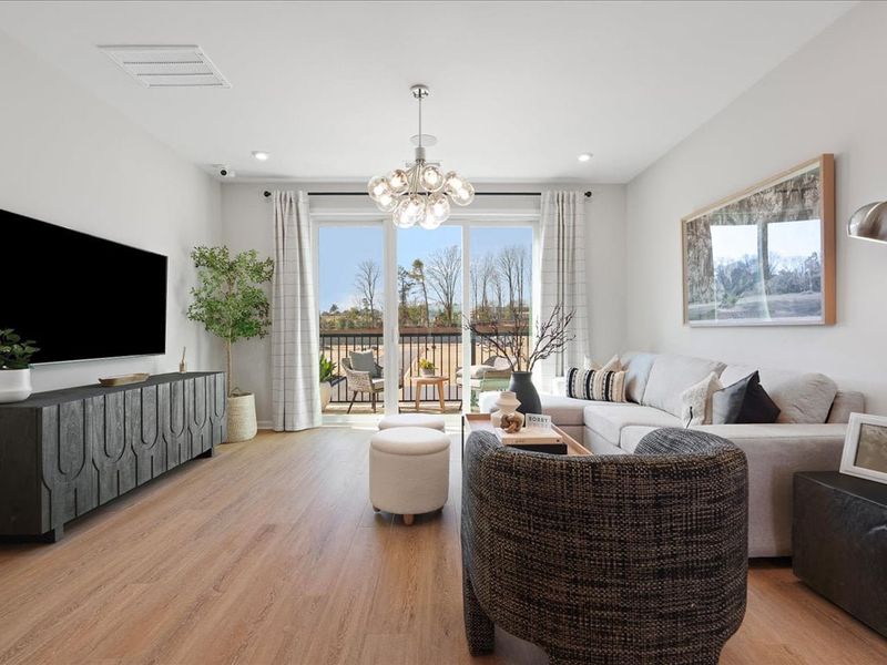 Furnished interior view inside a new home in Southmont, Charlotte (Image 15).