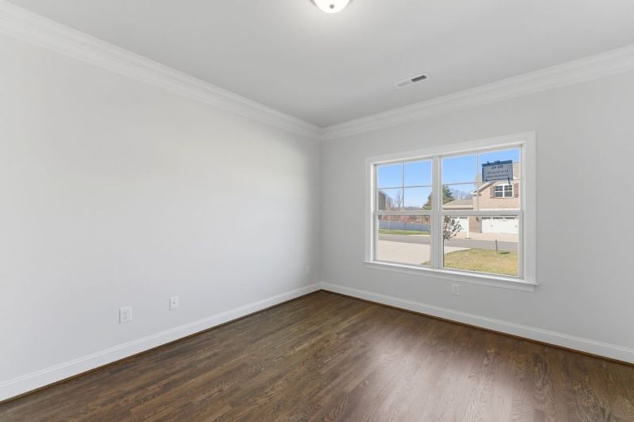 Representative unfurnished interior of a home built from the Hampton by Keystone Homes NC in Preserve at Carriage Cove, Oak Ridge (Image 28).