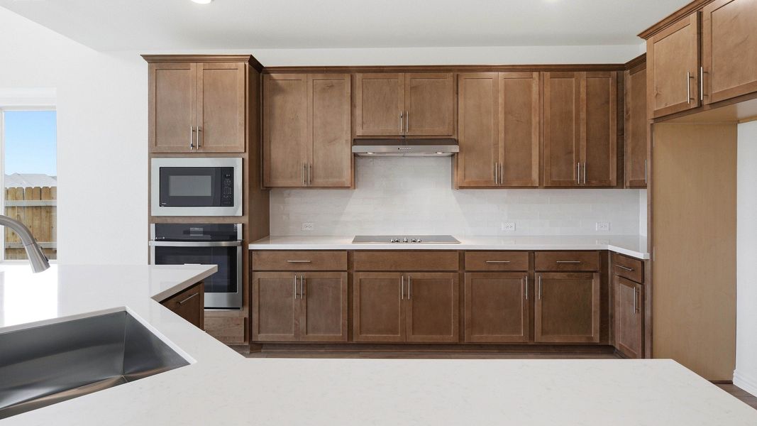 Furnished interior view inside a new home in Oaks at San Gabriel, Georgetown (Image 29).