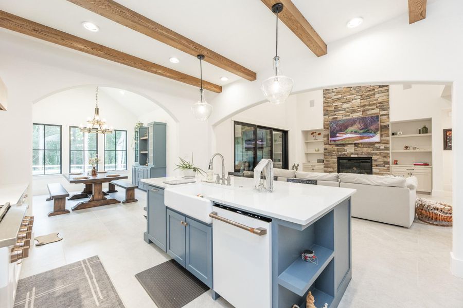 Furnished interior view inside a new home in , Magnolia (Image 13).