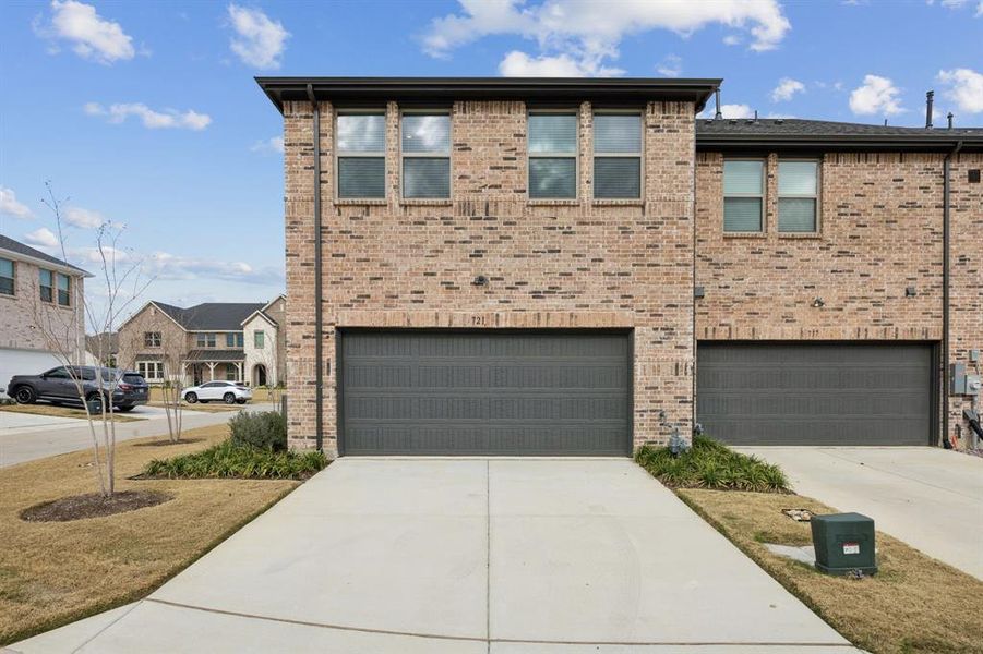 Front exterior of a new home in , Argyle, TX, highlighting curb appeal (Image 19).
