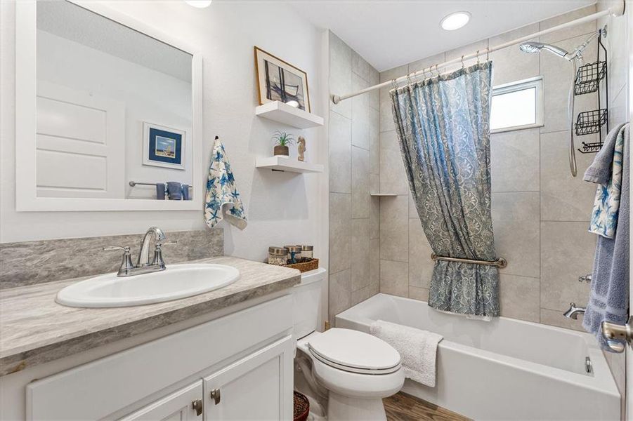 Furnished interior view inside a new home in , The Villages (Image 26).