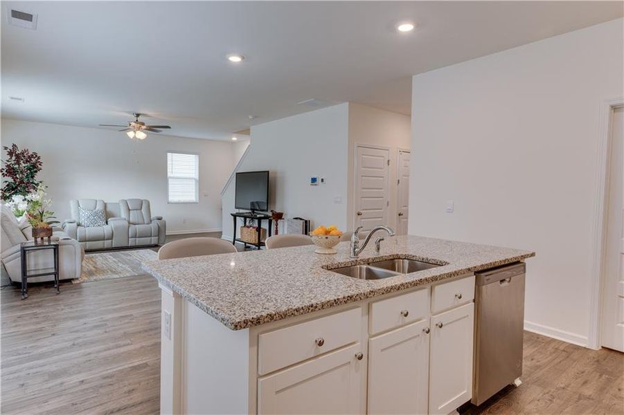 Furnished interior view inside a new home in The Reserve at Calcutta, Stockbridge (Image 15).
