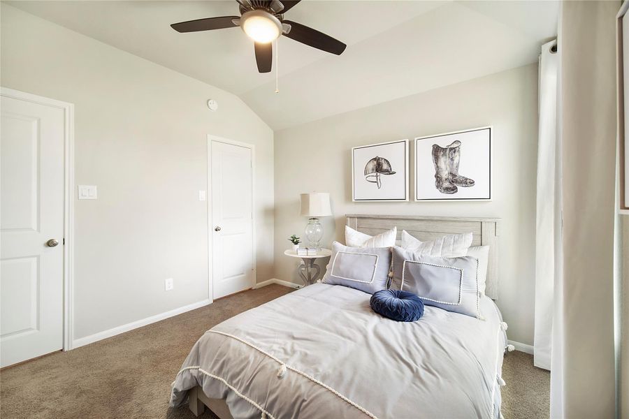 Furnished interior view inside a new home in Montgomery Ridge: Landmark Collection, Montgomery (Image 16).
