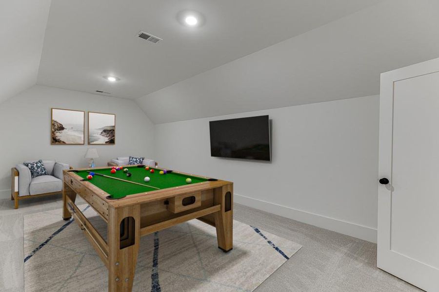 Furnished interior view inside a new home in , Cumming (Image 11).