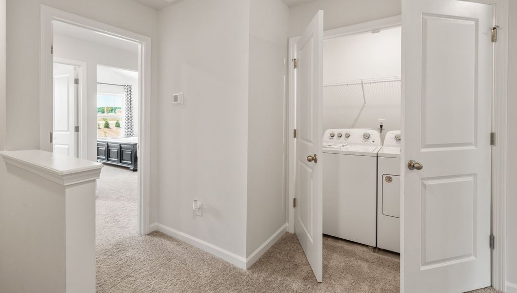 Representative furnished interior of a home built from the Newton by D.R. Horton in Brookside Ridge Townhomes, Greer (Image 21).