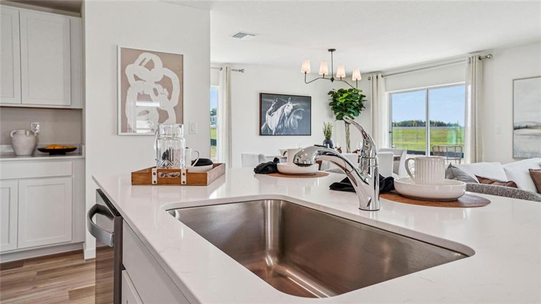 Close-up of interior finishes inside a home in Twisted Oaks, Wildwood (Image 18).