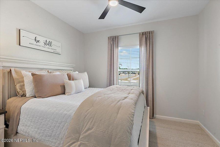 Furnished interior view inside a new home in Edenbrooke at Hyland Trail | 55+, Green Cove Springs (Image 19).