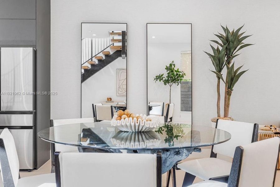 Furnished interior view inside a new home in , Fort Lauderdale (Image 81).