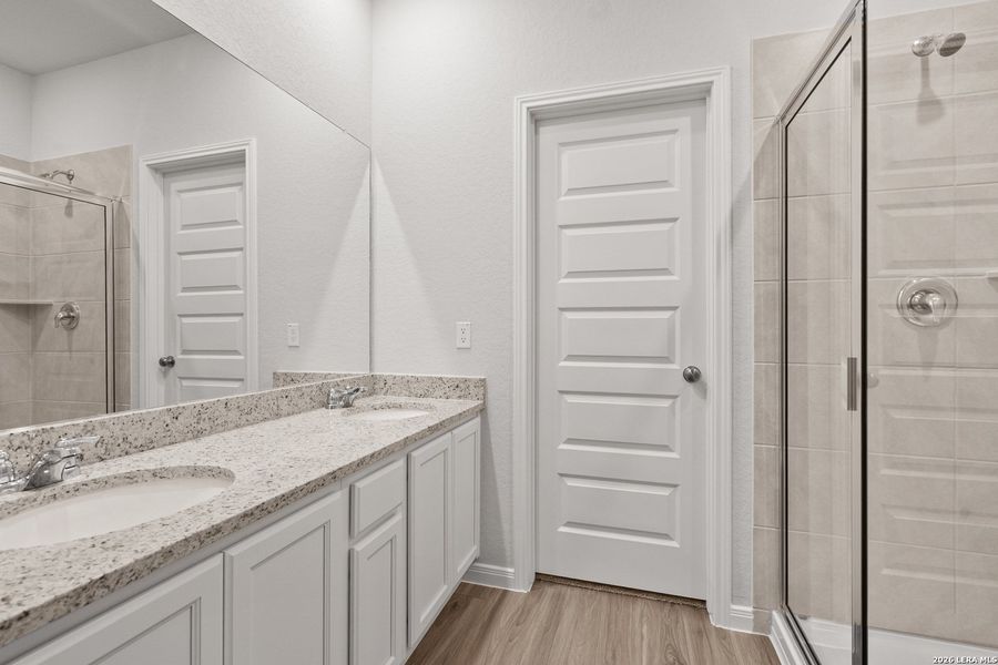 Furnished interior view inside a new home in Abbott Place, St. Hedwig (Image 6).