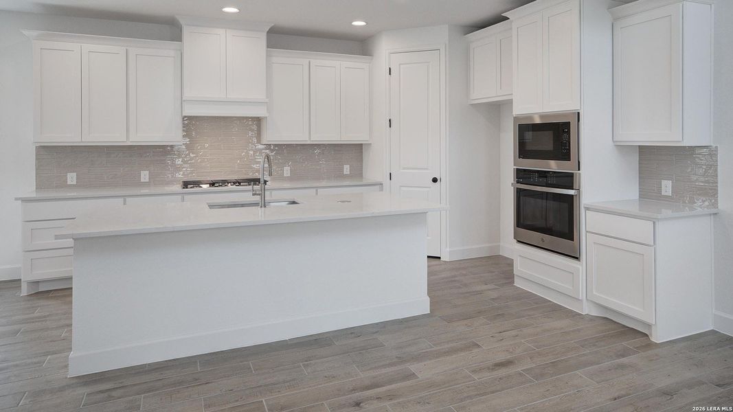 Furnished interior view inside a new home in Ladera, San Antonio (Image 13).