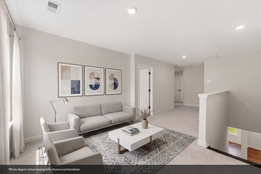 Furnished interior view inside a new home in Timberland Grove, Anderson (Image 11).
