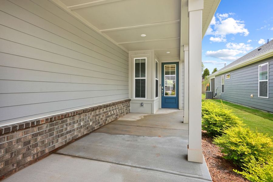 Exterior details and patio area of a home in Carolina Riverside, Belmont (Image 4). Exterior details and patio area of a home in Carolina Riverside, Belmont (Image 4).