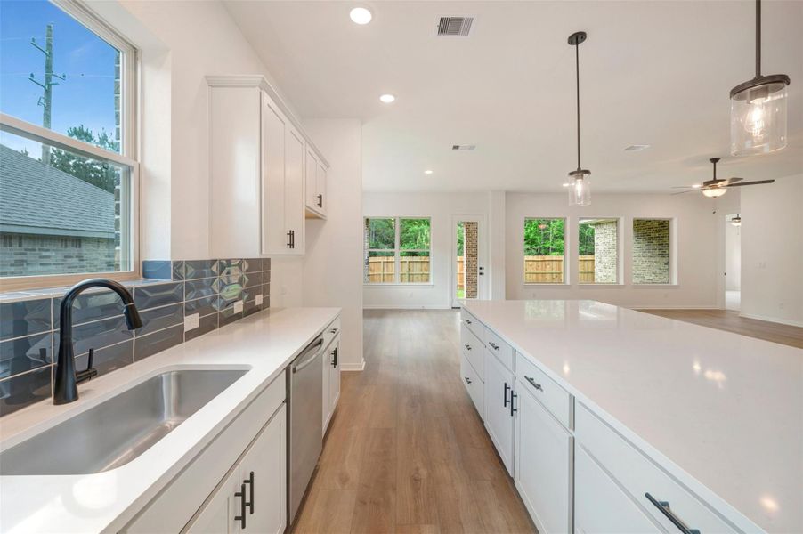 Furnished interior view inside a new home in Escondido - Overlook Collection, Magnolia (Image 8).