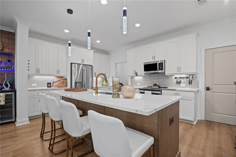 Furnished interior view inside a new home in , Peachtree Corners (Image 18).