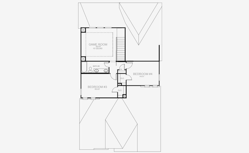 2D floor plan layout for the 2444W by Perry Homes in Juniper Springs 45', Lockhart, TX (Image 4). 2D floor plan layout for the 2444W by Perry Homes in Juniper Springs 45', Lockhart, TX (Image 4).