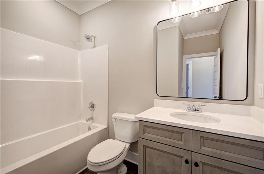 Furnished interior view inside a new home in , Cartersville (Image 9).