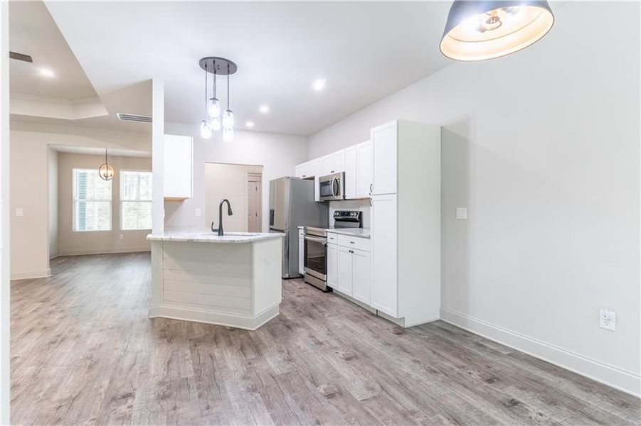 Furnished interior view inside a new home in , Commerce (Image 17).