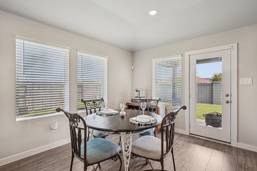 Furnished interior view inside a new home in Sundance Cove - Classic Series, Crosby (Image 22). Furnished interior view inside a new home in Sundance Cove - Classic Series, Crosby (Image 22).