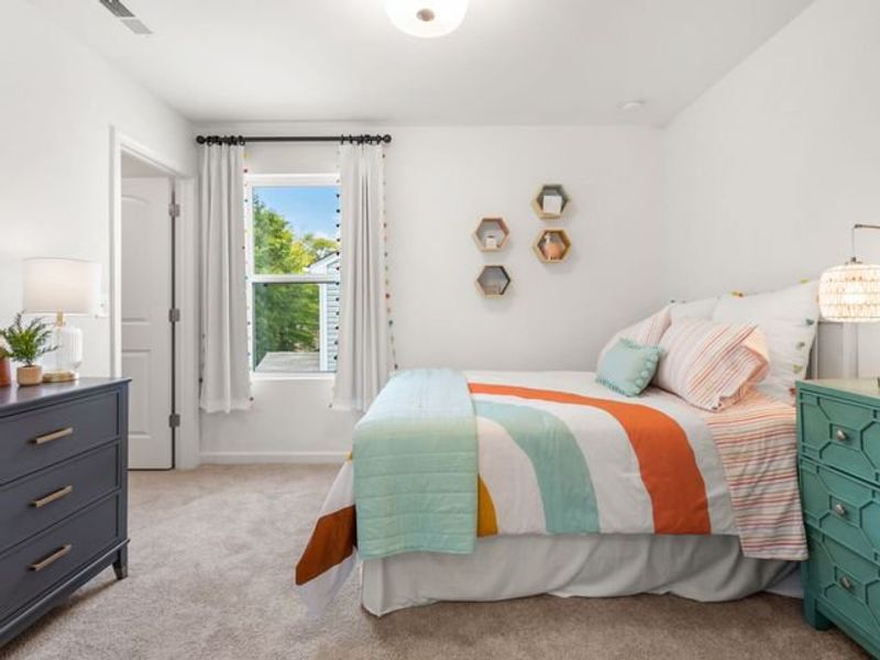 Representative furnished interior of a home built from the Baxter by True Homes in Oaks at St Martin, Oakboro (Image 9).