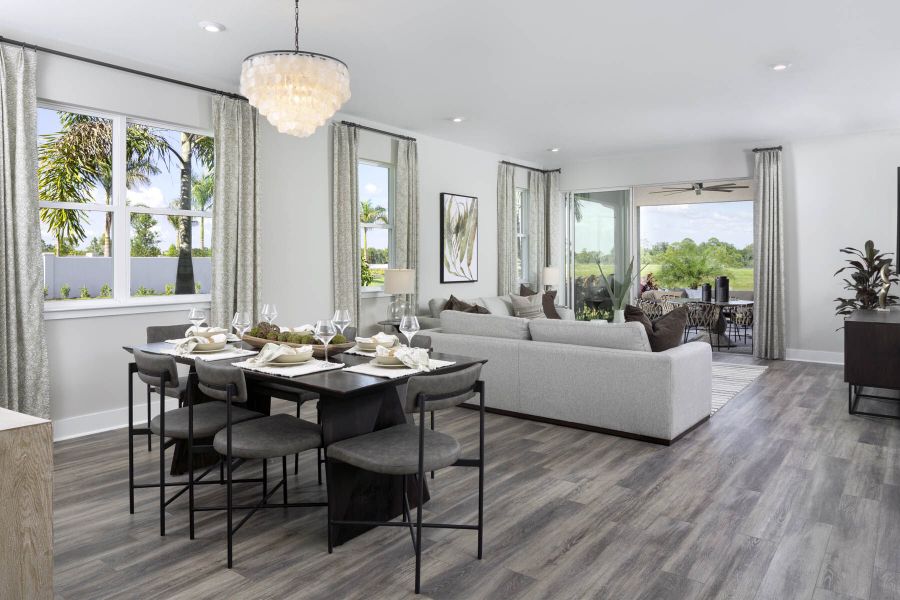 Representative furnished interior of a home built from the Pinnacle by Mattamy Homes in Wellen Park, Venice (Image 7).