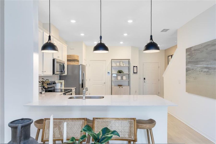 Furnished interior view inside a new home in Harbor Square, Palm Bay (Image 9).