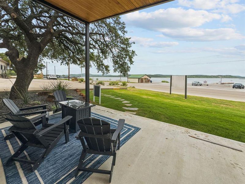 Exterior details and patio area of a home in , Graford (Image 3). Exterior details and patio area of a home in , Graford (Image 3).