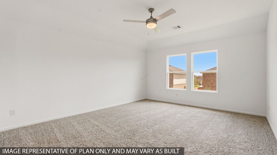 Spacious, unfurnished interior of a new home in Sunterra, Katy (Image 22).