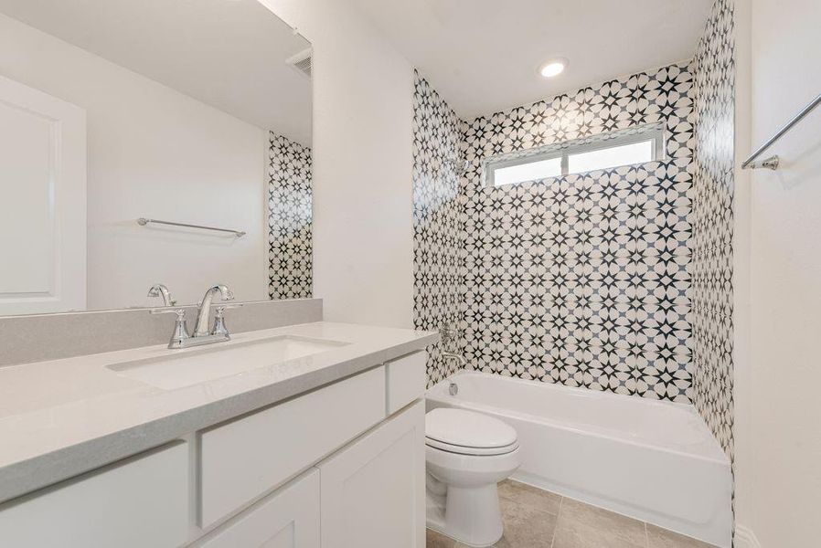 Furnished interior view inside a new home in South Pointe, Mansfield (Image 3).