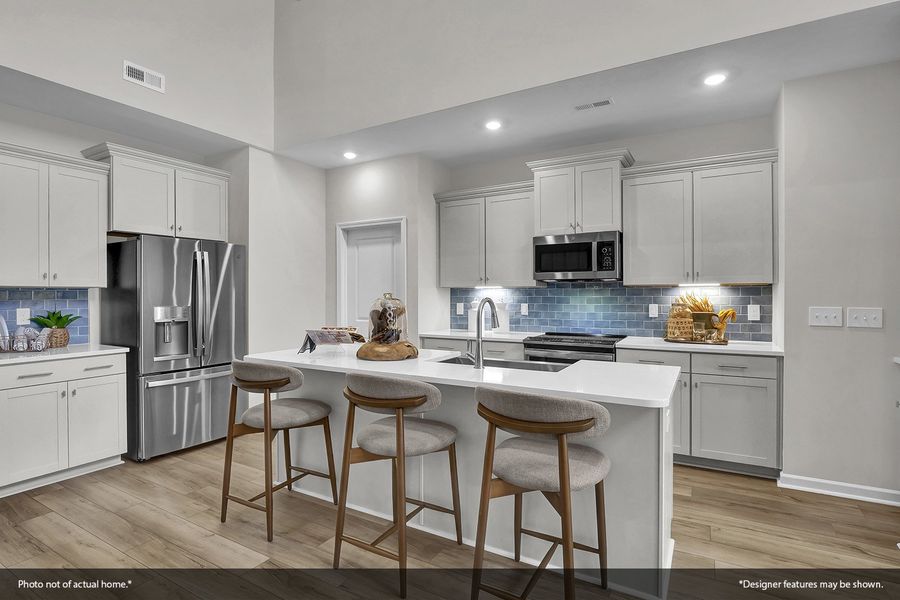 Furnished interior view inside a new home in Ovation at Sweetbrier, Durham (Image 6).