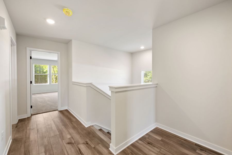 A room with white walls. A room with white walls.