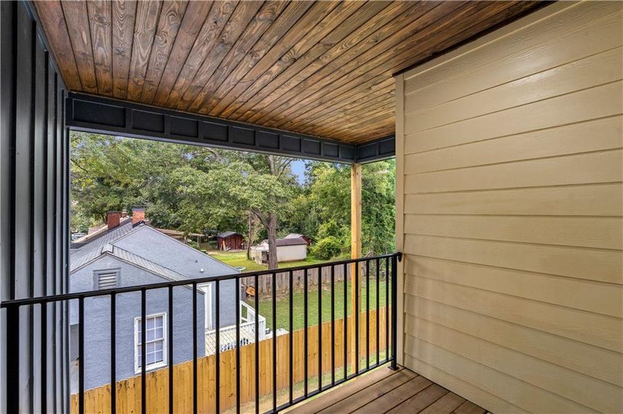 Exterior details and patio area of a home in , Forest Park (Image 24).
