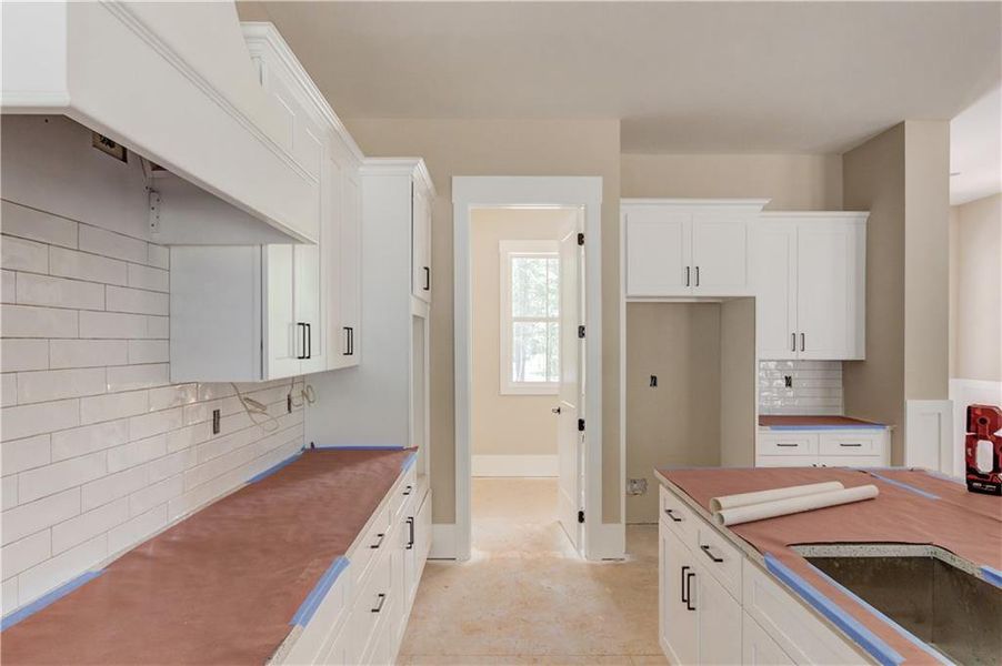 In-progress construction of a new home in , Jefferson, GA (Image 19).