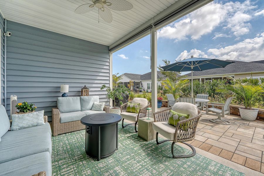Furnished interior view inside a new home in Horizons at Summers Corner | 55+: The Estates, Summerville (Image 17).