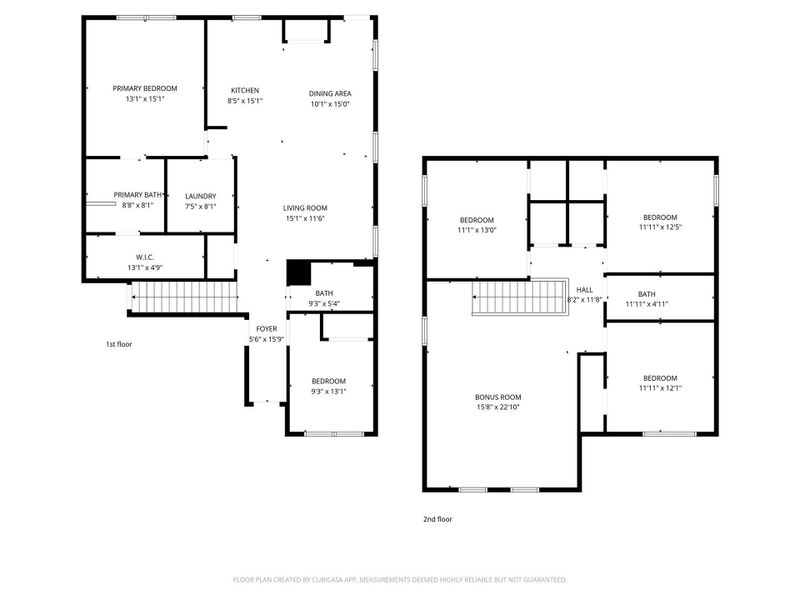 2D floor plan layout of this home in Mavera, Conroe, TX (Image 5).