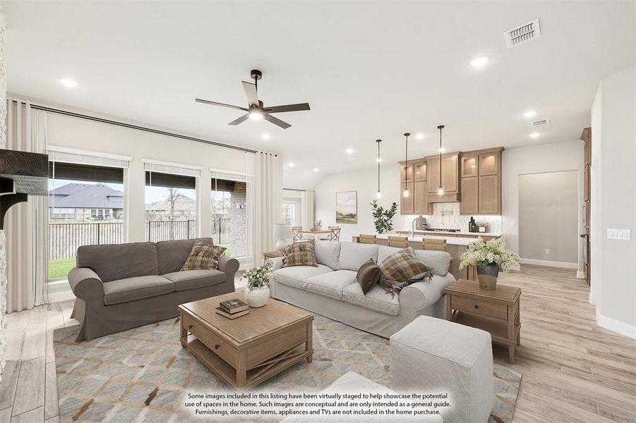 Furnished interior view inside a new home in Sonoma Verde, Rockwall (Image 14).