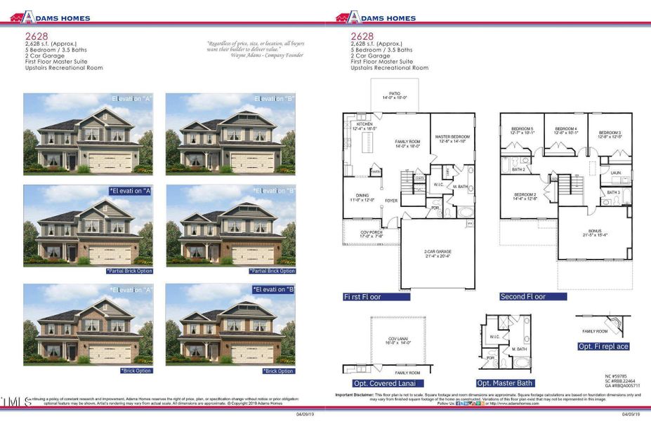 2648 Floorplan & Dimensions 2648 Floorplan & Dimensions