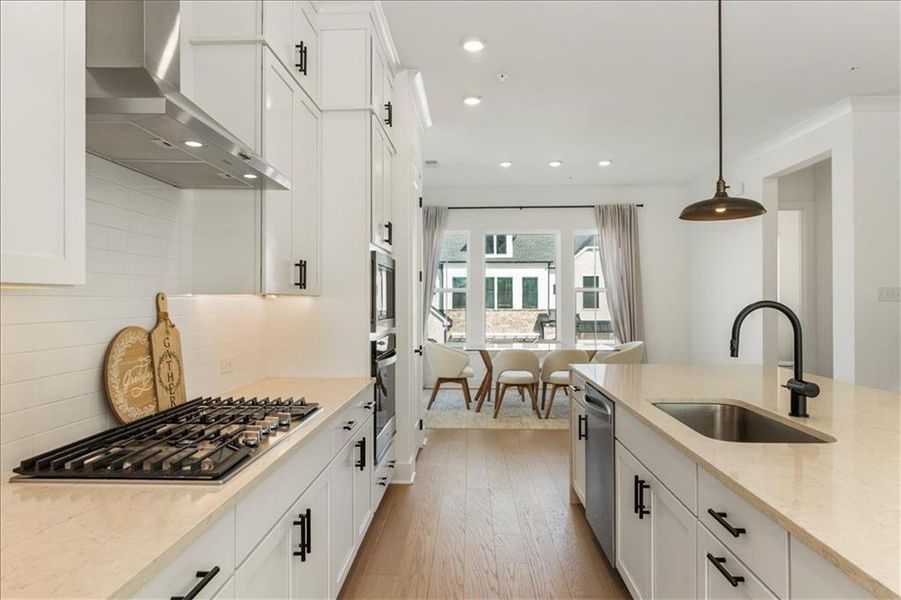 Furnished interior view inside a new home in , Alpharetta (Image 16). Furnished interior view inside a new home in , Alpharetta (Image 16).