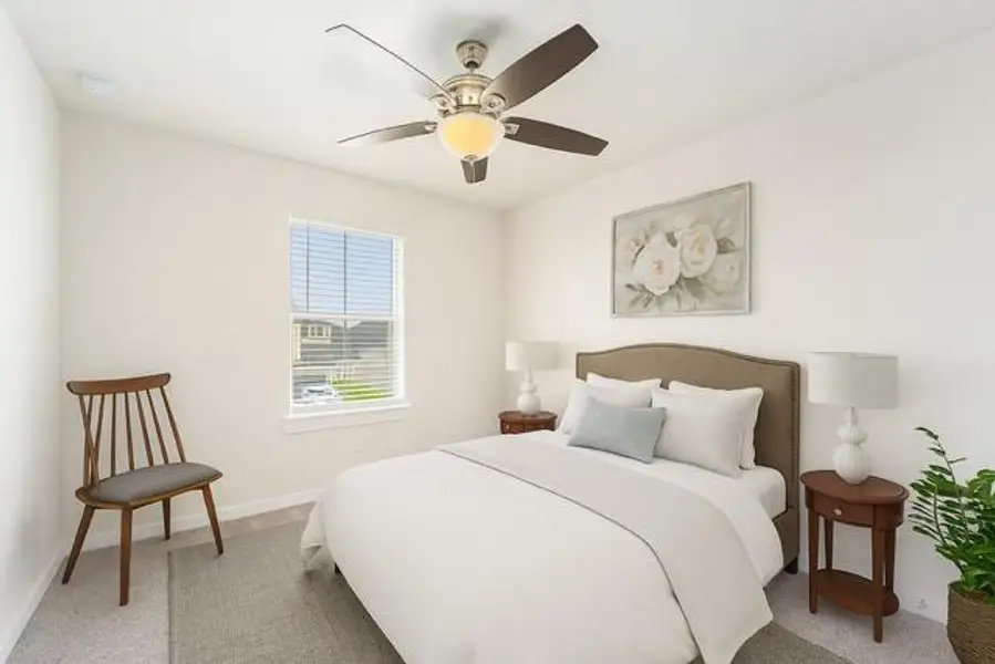 Bedroom 3 - virtually staged Bedroom 3 - virtually staged