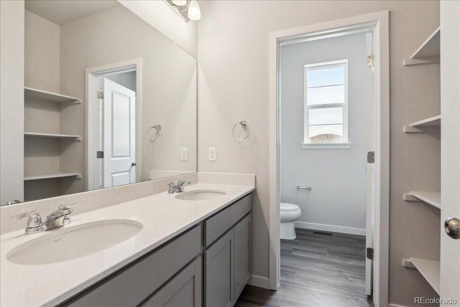 Furnished interior view inside a new home in Floret Collection at Parkdale Commons, Lafayette (Image 10).