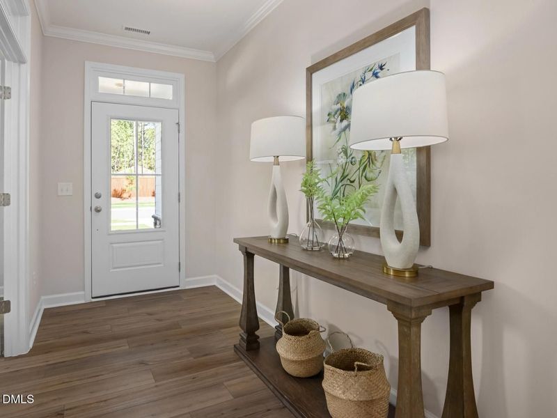 Furnished interior view inside a new home in Sage on North Main, Wake Forest (Image 4).