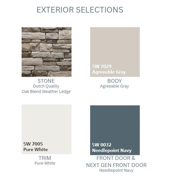 Sample of building materials used in homes in Ashbury Commons, Powder Springs (Image 12).