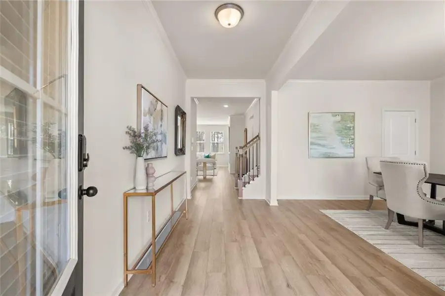 Furnished interior view inside a new home in Hillbrooke Preserve, Conyers (Image 5).