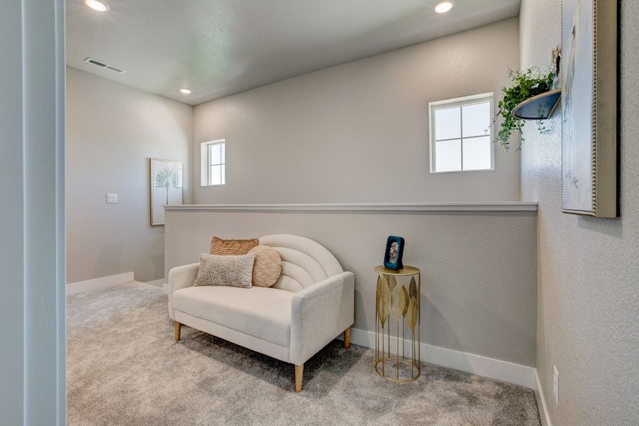 Representative furnished interior of a home built from the The Timberline by Landmark Homes in Highlands at Fox Hill, Longmont (Image 14). Representative furnished interior of a home built from the The Timberline by Landmark Homes in Highlands at Fox Hill, Longmont (Image 14).