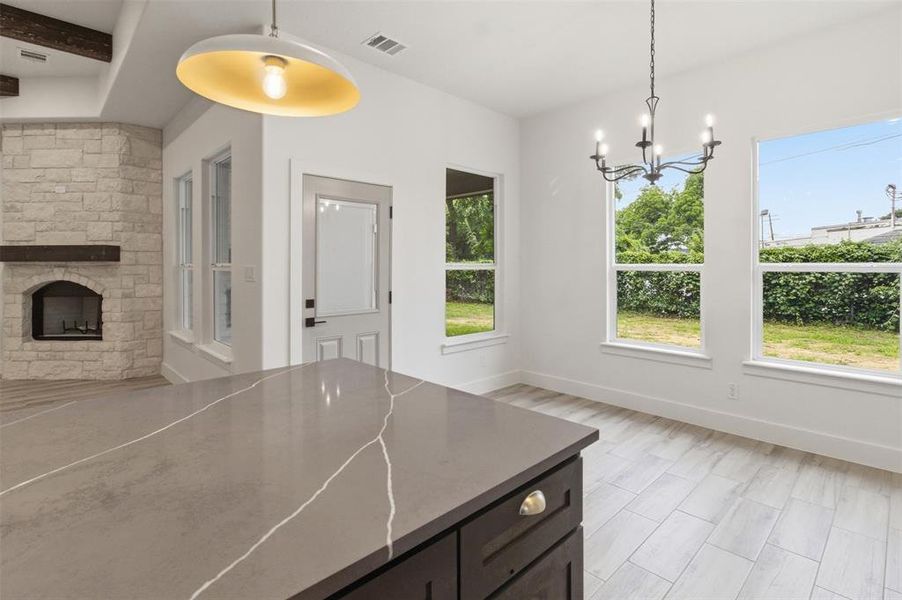 Furnished interior view inside a new home in , River Oaks (Image 7).